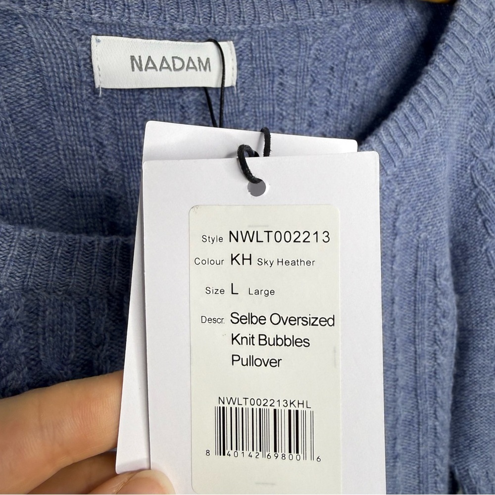 NAADAM Selbe Oversized Knit Bubble Pullover Sweater - Picture 3 of 5